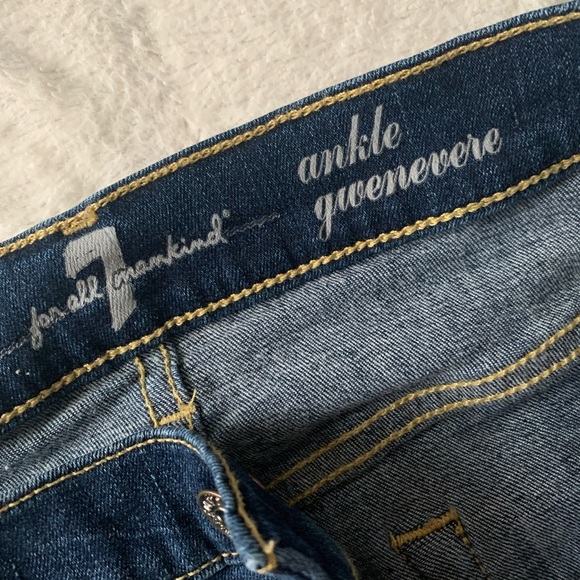 {7 For All Mankind} skinny ankle jeans - Picture 3 of 7